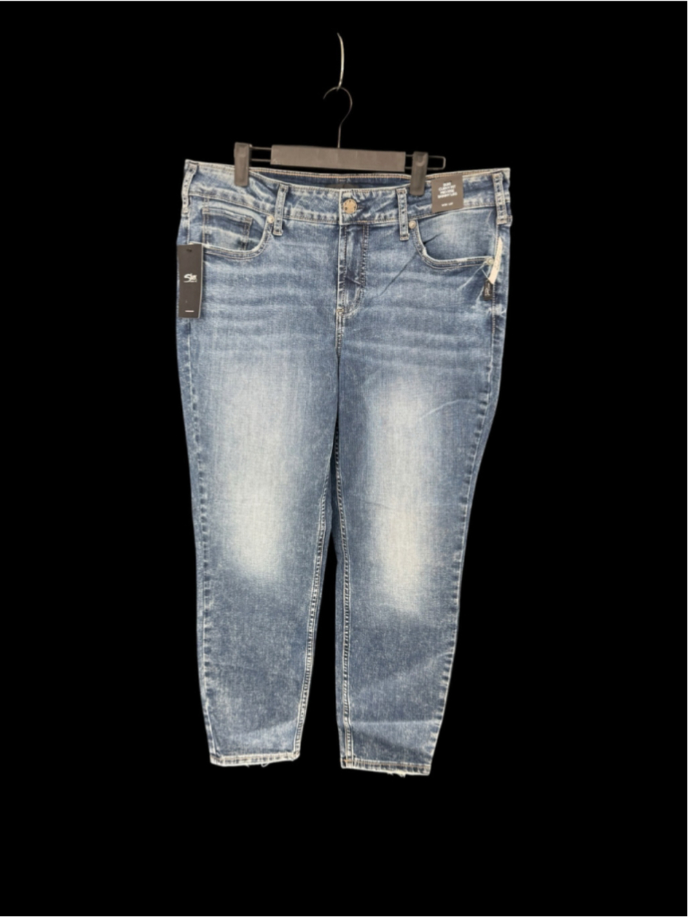 Women's Silver Jeans Co. Suki Curvy Fit Skinny Jeans Blue Size 36